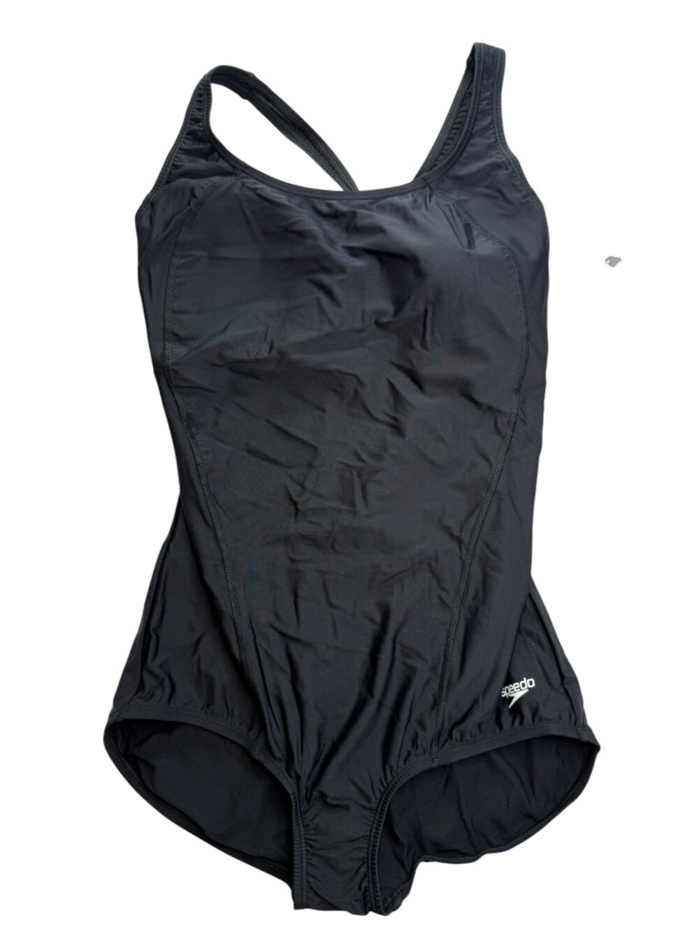 New NWT SPEEDO Swimsuit Size Women's 14.  UPC 827782275941.  Black One Piece